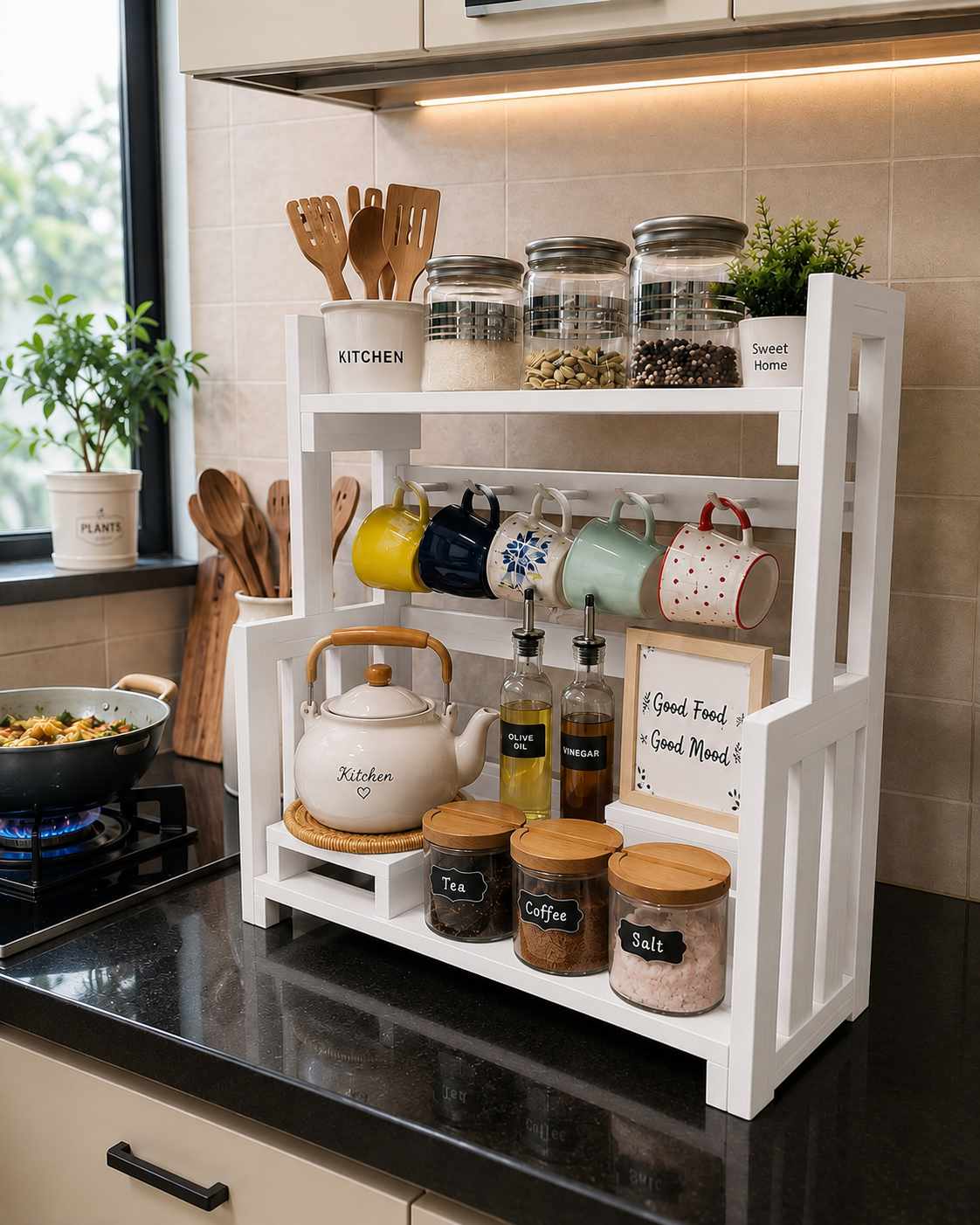 kitchen Organiser + cup holder