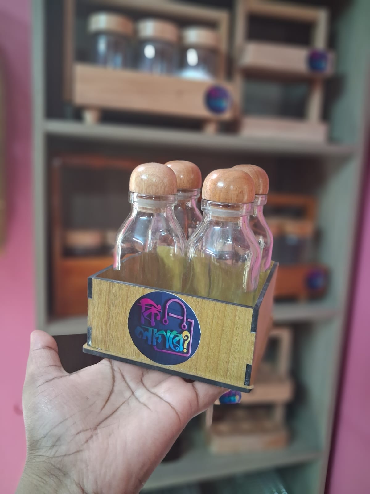 Salute & spice jar & Spoon holder set